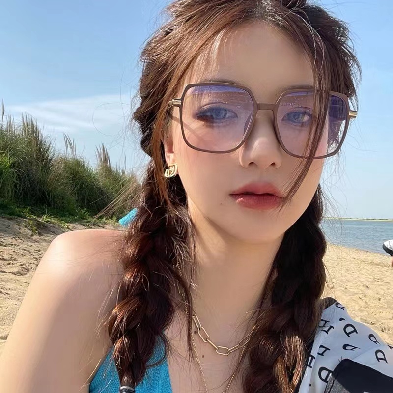 Kacamata Anti Radiasi Komputer Bingkai Persegi Untuk Wanita