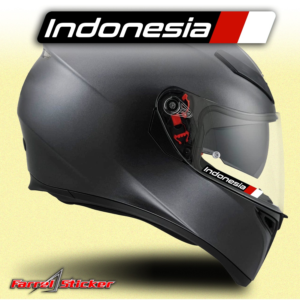 STIKER HELM STICKER INDONESIA 10 CM