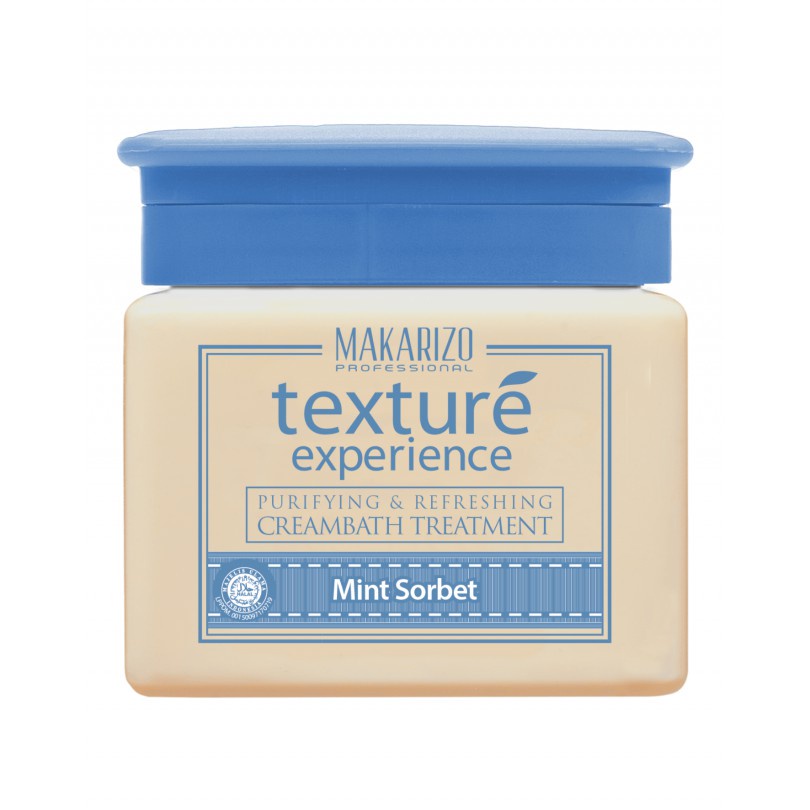 MAKARIZO TEXTURE EXPERIENCE HAIR &amp; SCLAP CREAMBATH TREATMENT 500GR