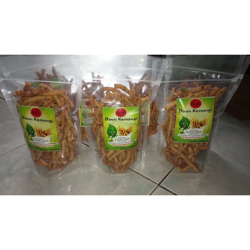 

KERIPIK STICK DAUN KEMANGI BERAT 250 Gr