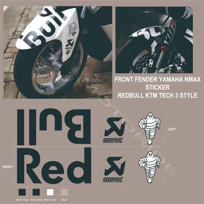 Sticker Banteng Tech 3 Spakbor Yamaha Nmax 155