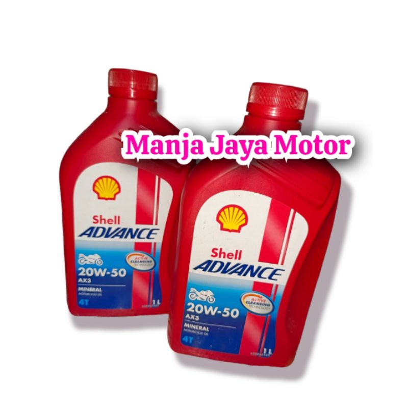 oli shell ax3 1 liter for tiger vxion megapro verza dll