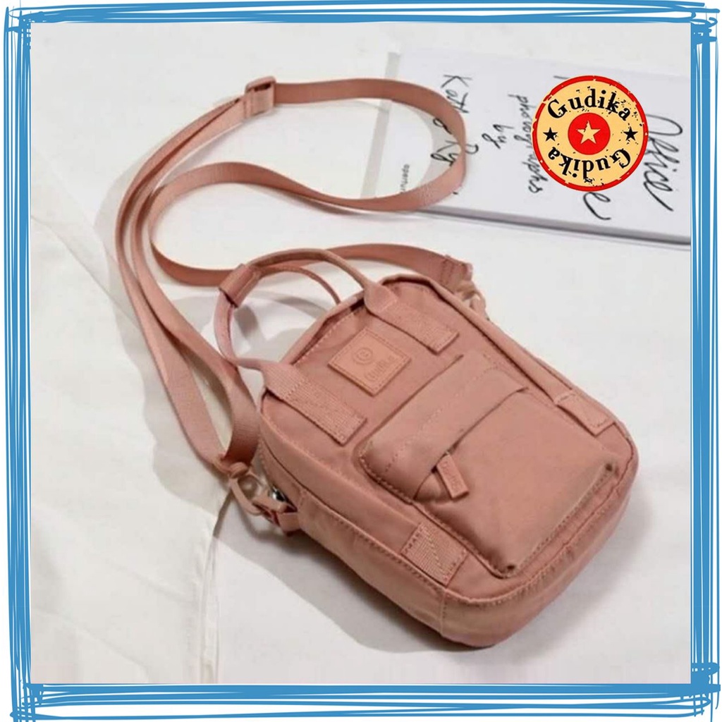 GUDIKA - Tas mini tas selempang wanita trendy 5159 - Tas Wanita Selempang Bahu Kekinian Terbaru Bahan Nylon Waterproof Anti Air - slingbag - tas mini - bag - cewek - imut - fashion - branded - santai - tas - slempang - termurah - ori - wanita