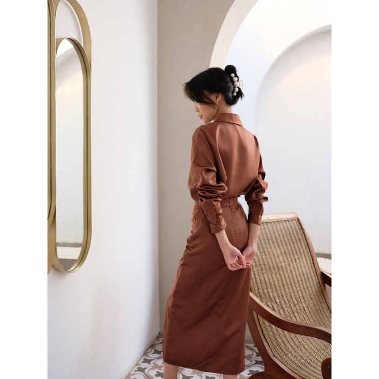 Kadaka T-0459 Kemeja Wanita Satin Premium Regular Fit