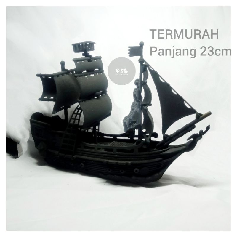 Kapal karam bajak laut hiasan aquarium aquascape