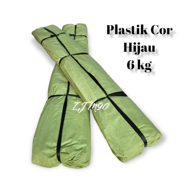 

PLASTIK COR HIJAU BUTEK 6KG PANJANG +-60 METER