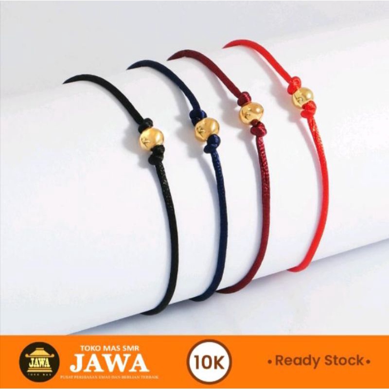 Gelang Tali Cade emas asli 0,1gr 10karat "Semar Jawa"