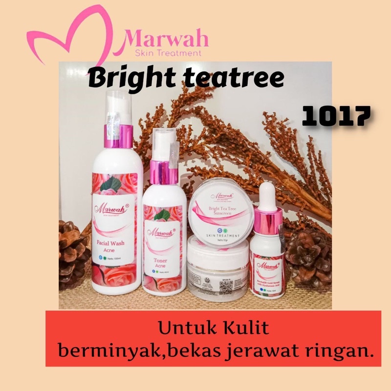 Ready stok Marwah Skincare DIAMOND BRIGHT TEA TREE||BellaBeautyStore||