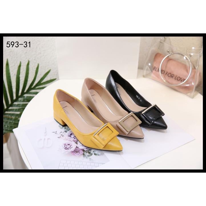 Sepatu Wanita Kerja Pansus Import Ellora 593-31