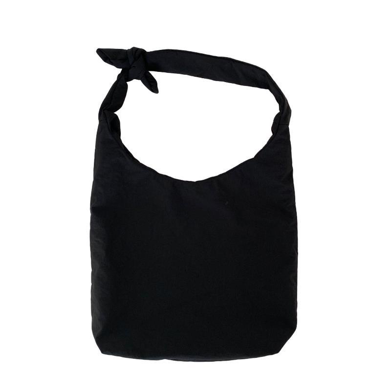 ◆▦Sera Strap-tali Satu Bahu Diagonal Tas Sekolah Jepang Sederhana Warna Solid Diikat Angin Malas Serbaguna Tas Kain Kasual