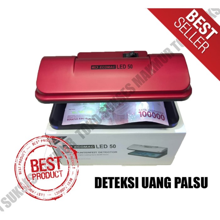 

Limited Money Detector Ecomac Led-50 Mesin Deteksi Uang Palsu - Lampu Uv Led