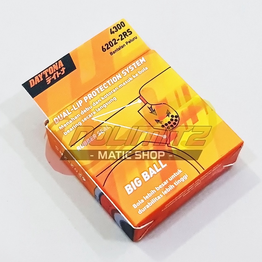 Bearing Daytona 6202 2RS Laher Velg KLX Ninja 150 R RR Scorpio Thunder