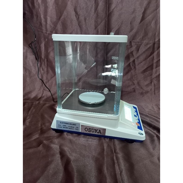Timbangan Digital Analitik Miligram Obat Lab Kimia 310 gr x 0.001 gr Osuka