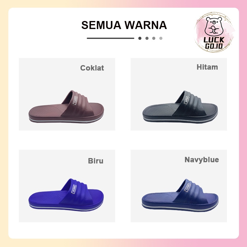 Sandal Pria Karet Anti Slip Sandal Kasual Rumah Yang Menebal 2022 Baru Sandal Murah Yitai Sandal