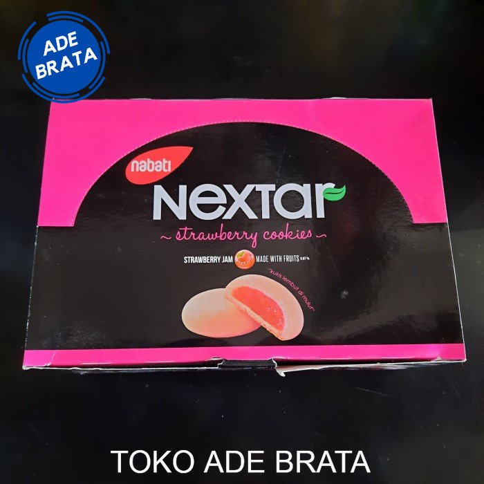 

nextar strawberry cookies isi 10 pcs