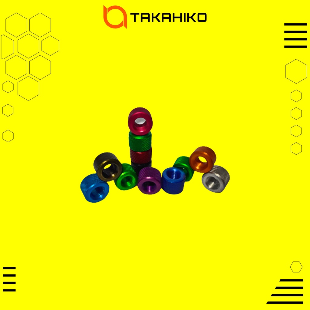 Penutup Drat Laras OD 19 Murah Untuk PCP Tutup Drat Peredam, Bahan Duralium