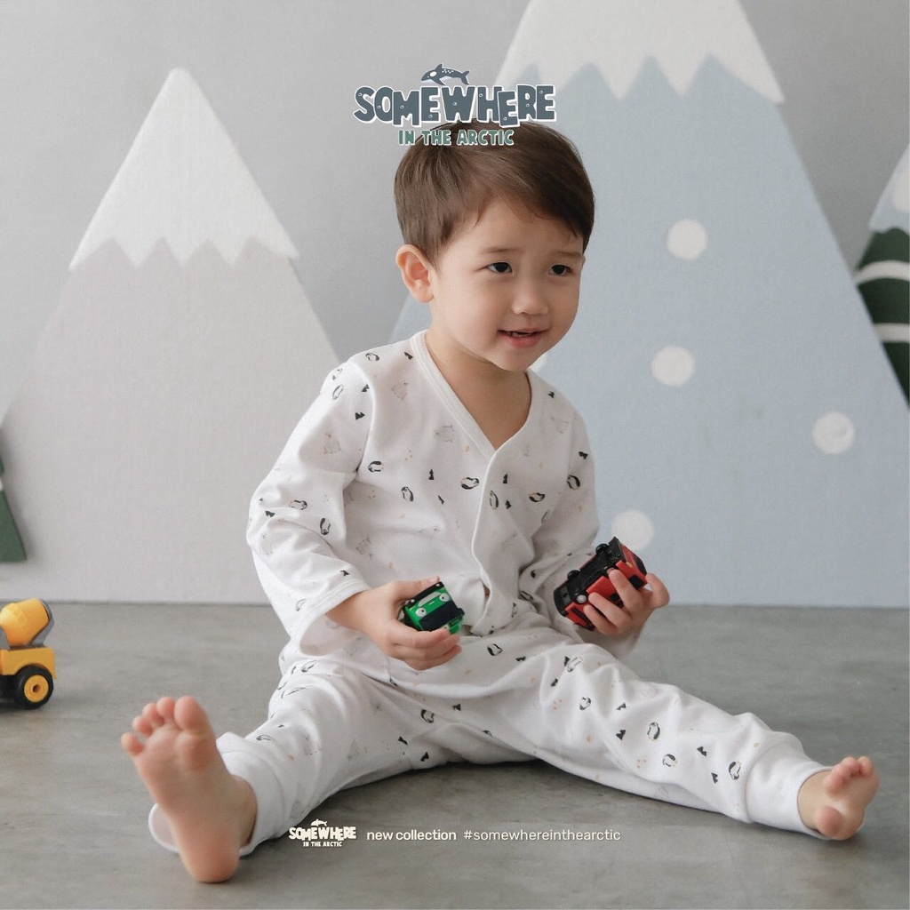 Kiki Pup - Long Set / Setelan Bayi Dan Anak Unisex