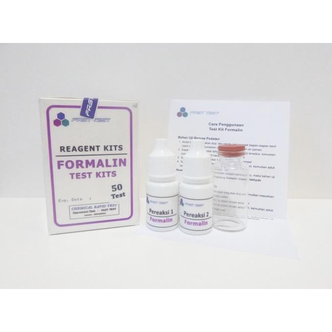 Reagent Test Kit Formalin, Alat Uji Cepat Kandungan Formalin