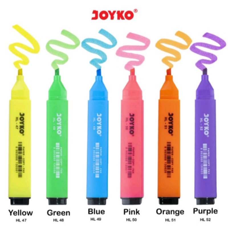 

joyko highlighter pink HL-50