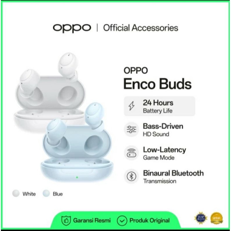 TWS OPPO ENCO BUDS GARANSI RESMI