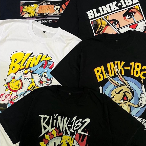 KAOS BLINK 182 | KAOS BAND BLINK 182 | BAJU MUSIK PUNK ROCK PRIA WANITA DEWASA ORIGINAL BANDUNG