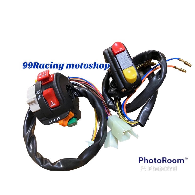 SAKLAR SET KANAN KIRI HONEYWELL PLUS KANAN SAKLAR ON OF STARER MERAH KUNING universal all motor bisa di guna kan