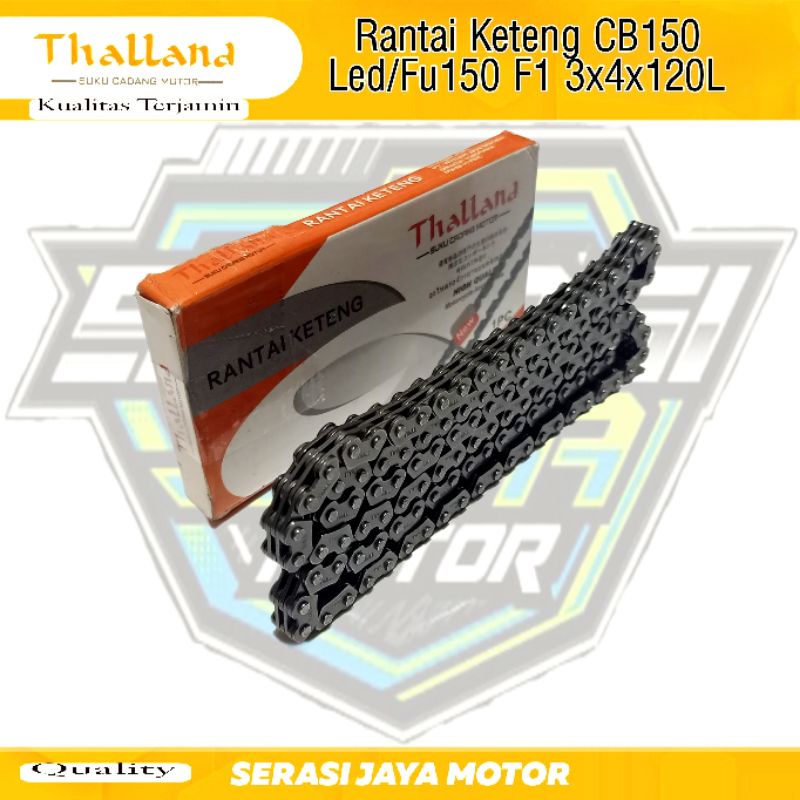 RANTAI KETENG CB150 R LED/FU150 F1 120L / KETENG CB 150R LED/FU 150 F1 (3X4X120L)