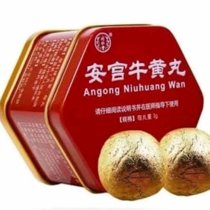 Angong Niuhuang Wan Angkung Angkong Obat Stroke produk asli