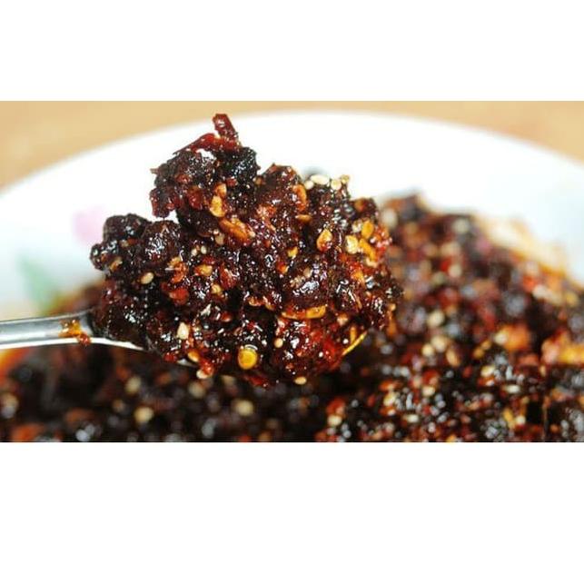 

Hemat Keras--Lao Gan Ma Black Beans with Chili Oil Lao Gan Ma Hot Chili Sauce with fermented soybean 280 g