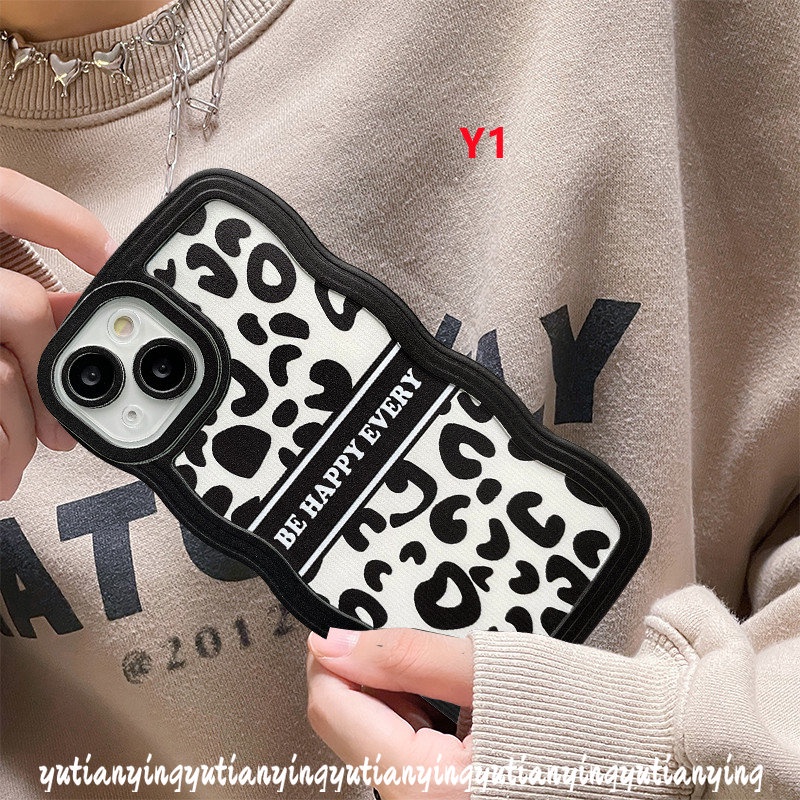 Casing Leopard Keren Oppo A17 A15 A12 A57 2022 A7 A55 A95 A76 A9 A5 2020 A96 A54 A16K A16 A3s A15s A16s A74 A1K A5s A16E A53 Reno 58 7 6 A12E F9 A52 A33 A72 A35 Zebra Case Tepi Bergelombang