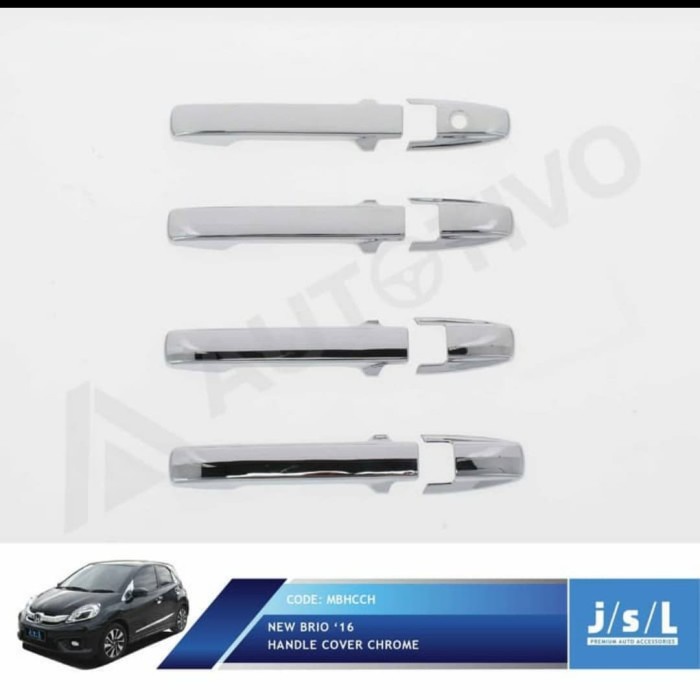 New Brio Pegangan Pintu Mobil / Handle Cover Chrome / Aksesoris Brio