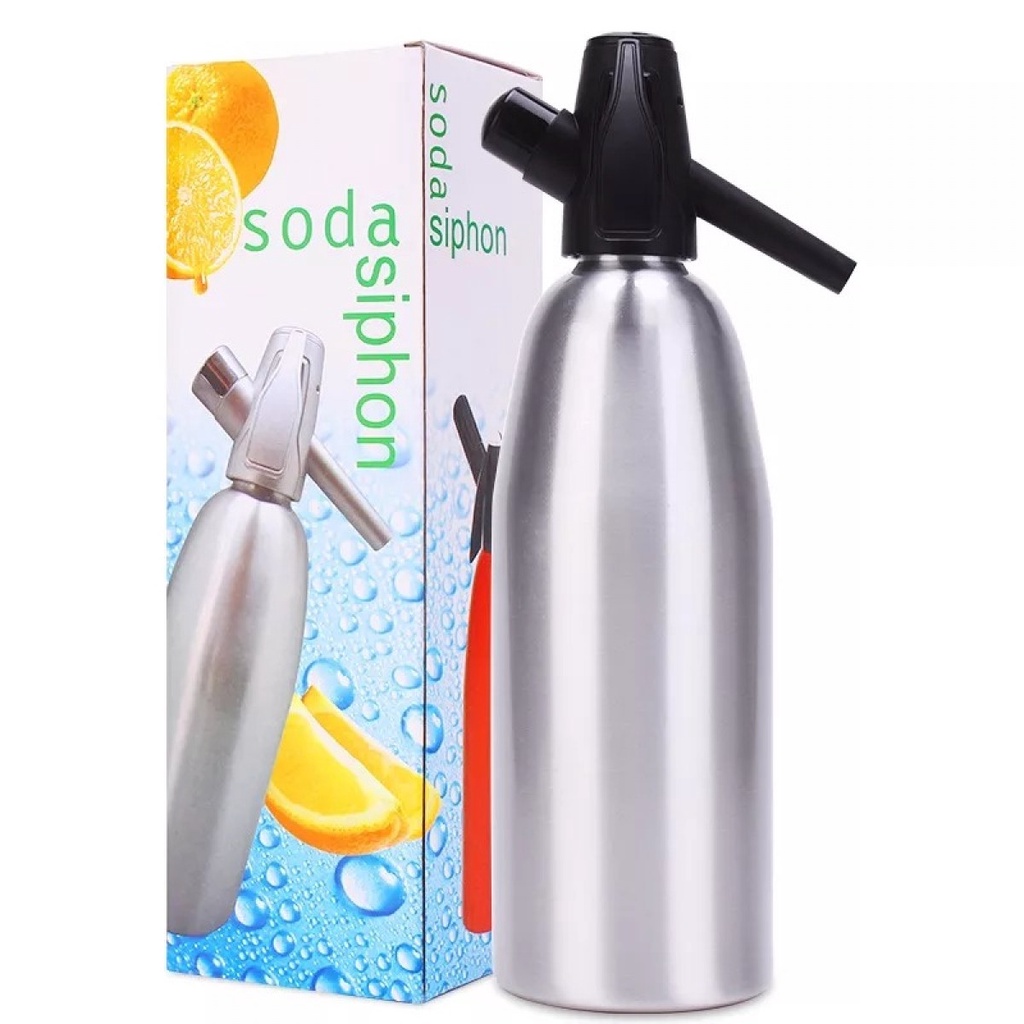 AFFORANY Botol Pembuat Soda Siphon Maker DIY Bartender CO2 1 Liter