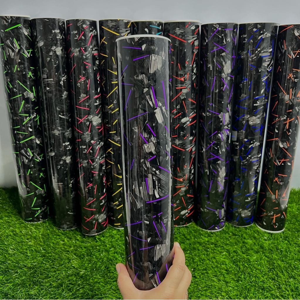 Stiker Forged Setiker motif carbon forged Stiker motor ukuran 50CM X 100CM / 50CM X 50CM
