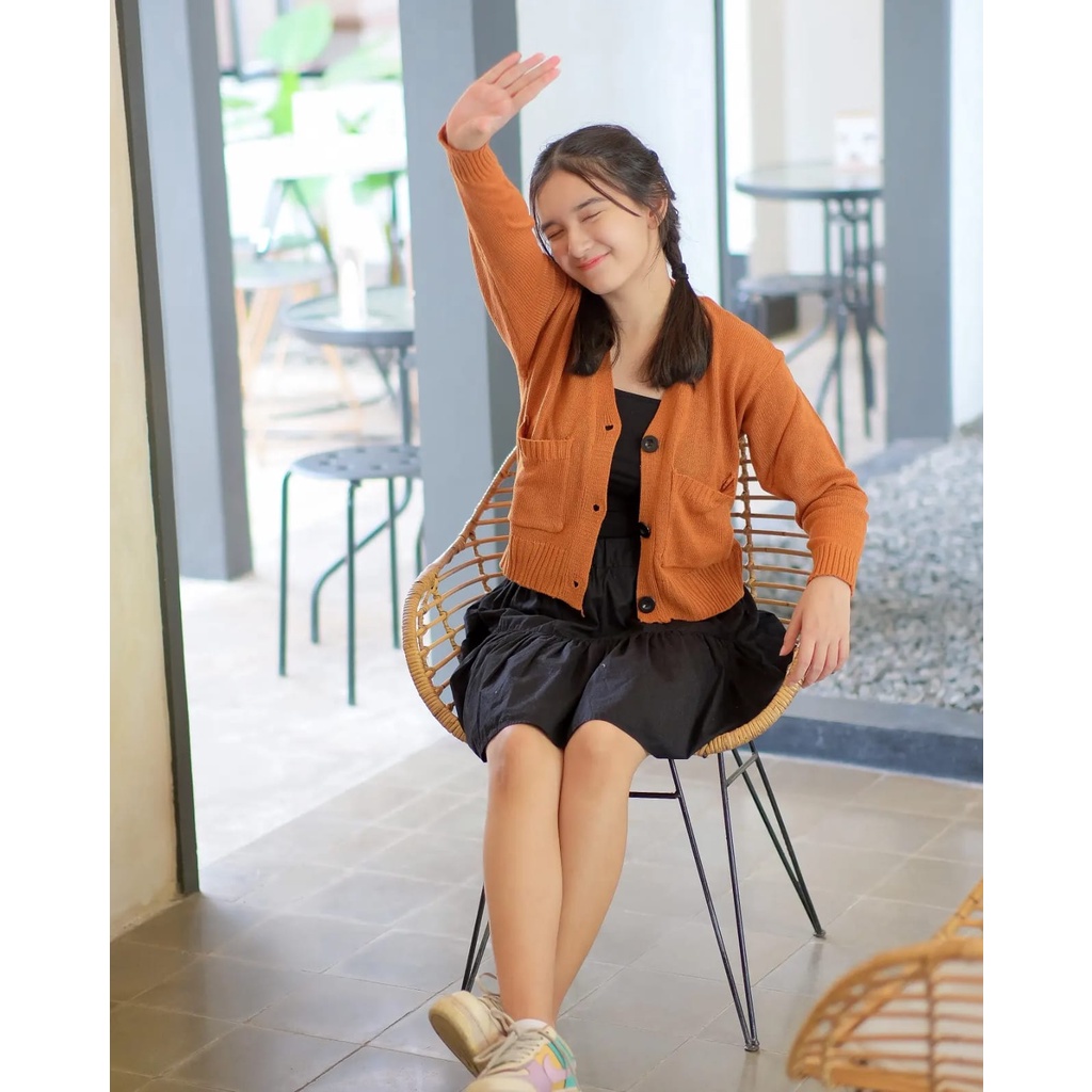 CARDY RAJUT WANITA - NANA CARDY - CARDIGAN WANITA RAJUT KOREAN STYLE