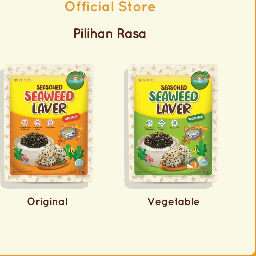 

BISA COD ✔️Ivenet Seasoned Seaweed Laver - Bumbu Pelengkap Makanan Rumput Laut|KD1