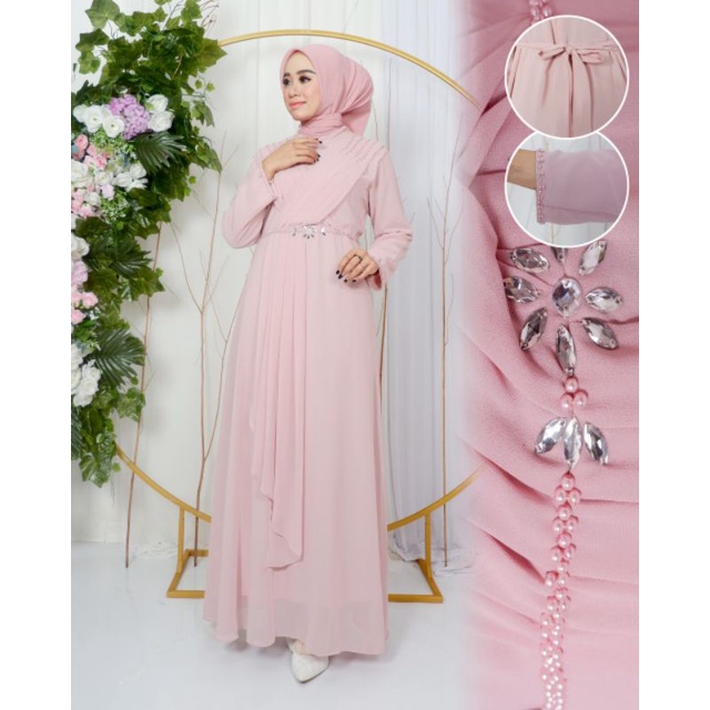 GAMIS ARABELA SERUTY BABY DOLL MIX PAYET MUTIARA TERBARU| GAMIS PESTA| GAMIS MUTIARA| GAMIS KONDANGAN| GAMIS| GAMIS WANITA| GAMIS FASHION MUSLIM| GAMIS LEBARAN| GAMIS KEKINIAN