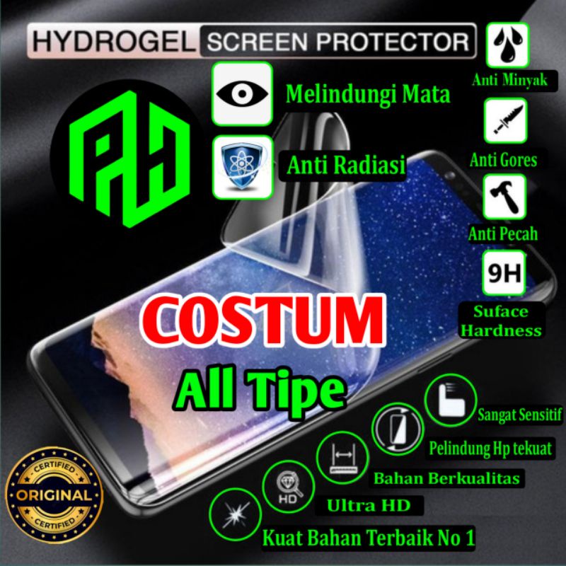 (PH) ANTI GORES HYDROGEL | SEMUA TIPE HP | Screen Protector | anti gores gamers