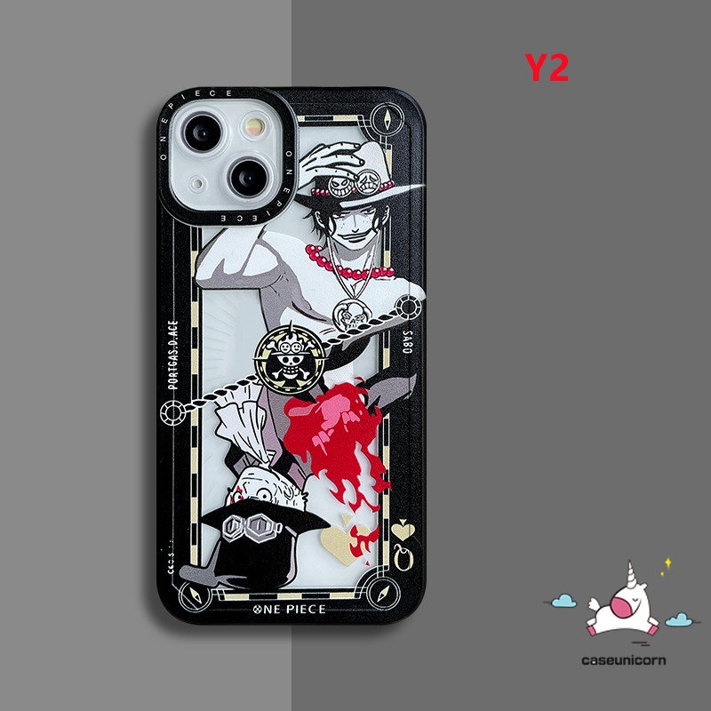 Soft Case TPU Motif Kartun Luffy One Piece Untuk IPhone XR 7plus 11 12 13 14 Pro MAX 7 8 6 6S 14 Plus X XS MAX 8plus SE 2020