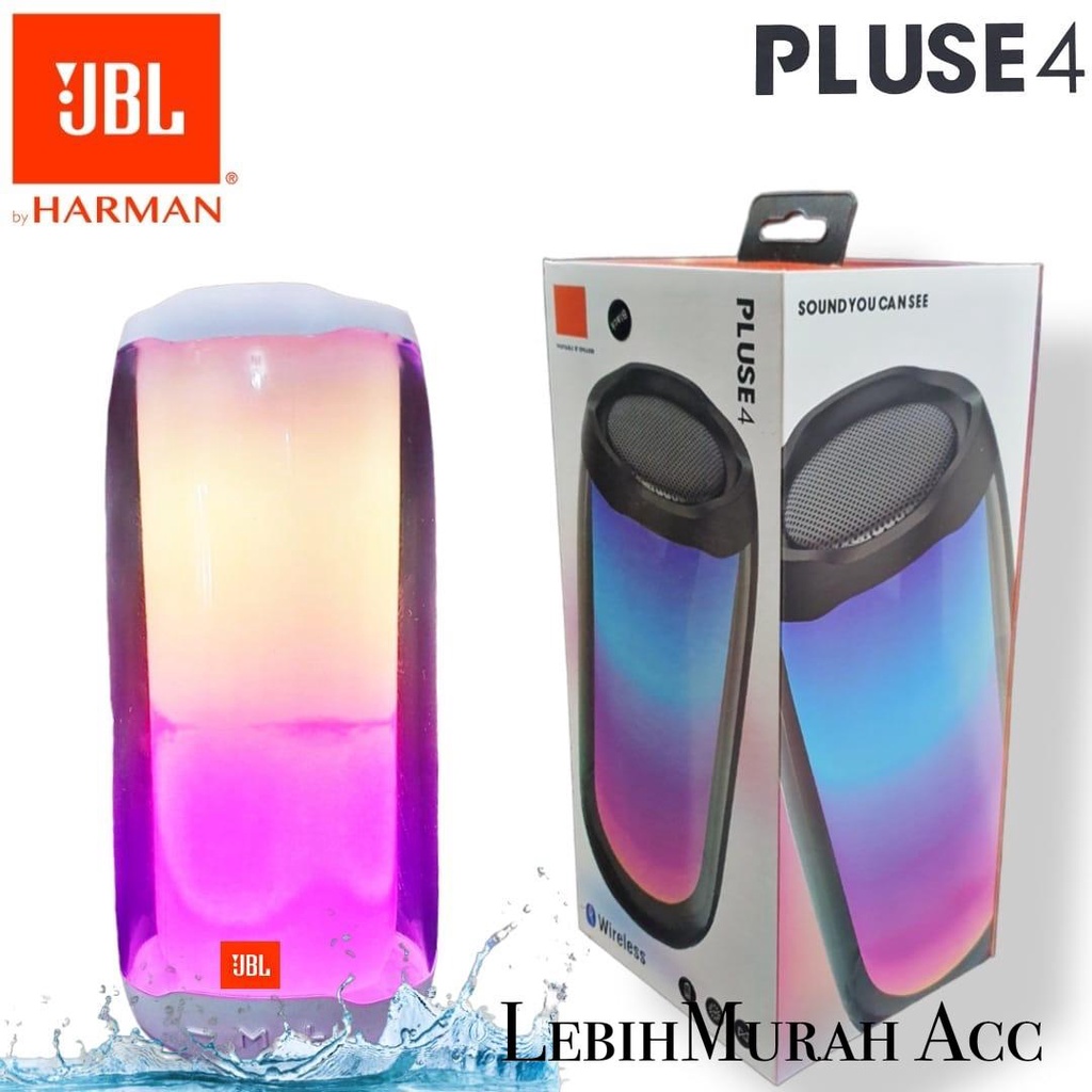 JBL PULSE 4 Speaker Bluetooth Wireless Portable LED 360 Lightshow and Sound Super Bass High Quality OEM