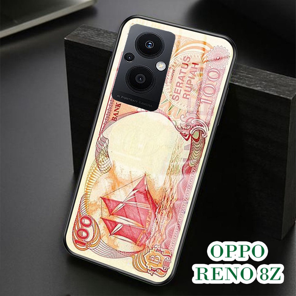 Softcase Kaca Oppo Reno 8z - Case Handphone OPPO Reno 8z [T25].