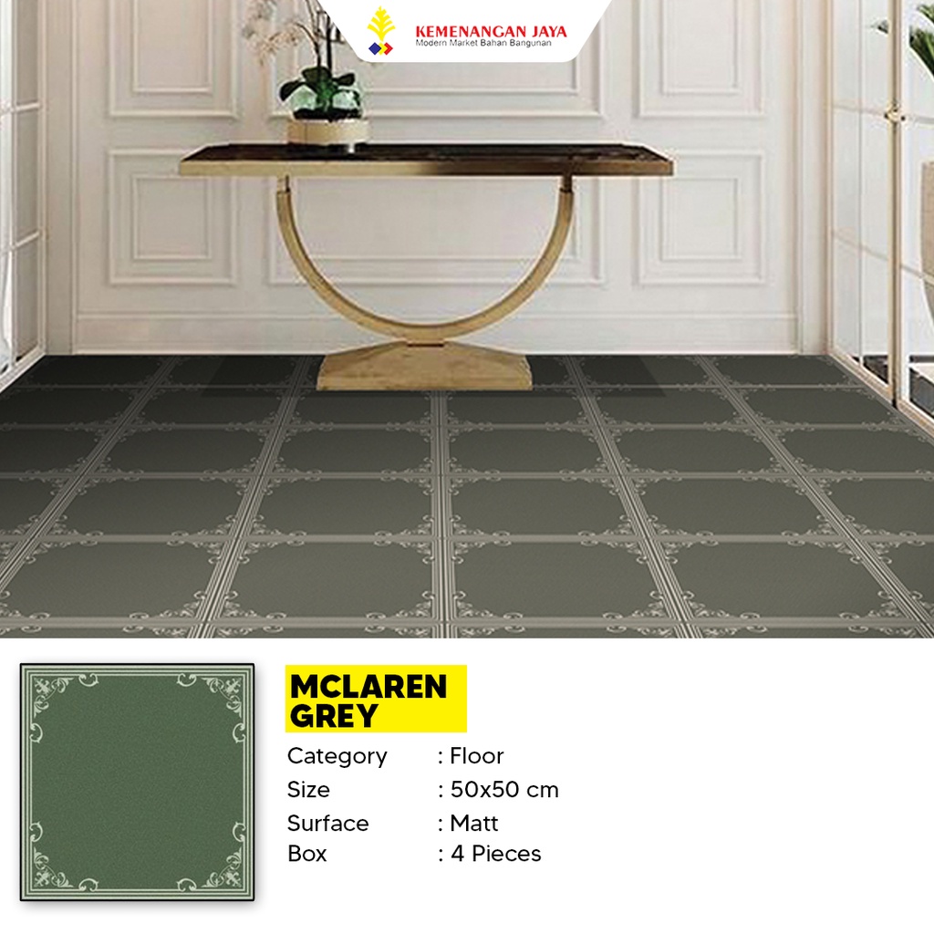 Keramik Murah Centro McLaren Grey 50x50 Kw A
