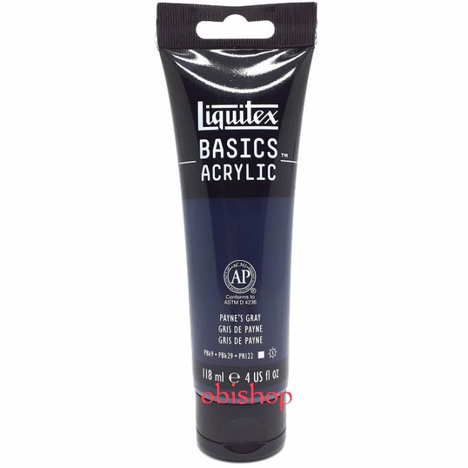 

Cat Akrilik Liquitex Basics Acrylic 118 ml Payne's Gray Non COD