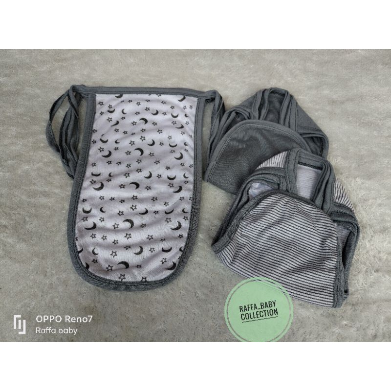 Paket 3pcs popok+3pcs gurita seri abu