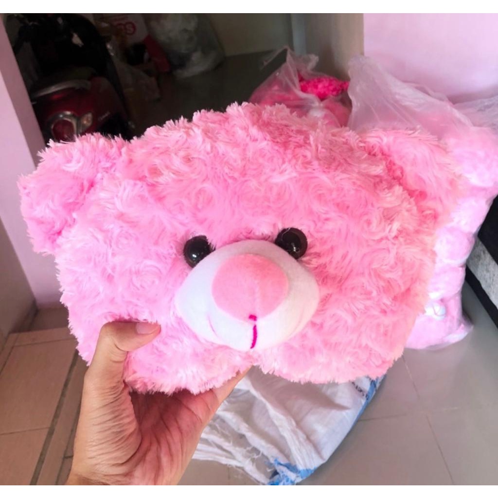 GGS TAS KEPALA BERUANG + RANTE SLINGBAG BONEKA TEDDY BEAR CUTE BULU HALUS KOREA Fhasion Hadiah Anak GAYA ALA KOREAN TAS SLEMPANG WANITA TERMODIS