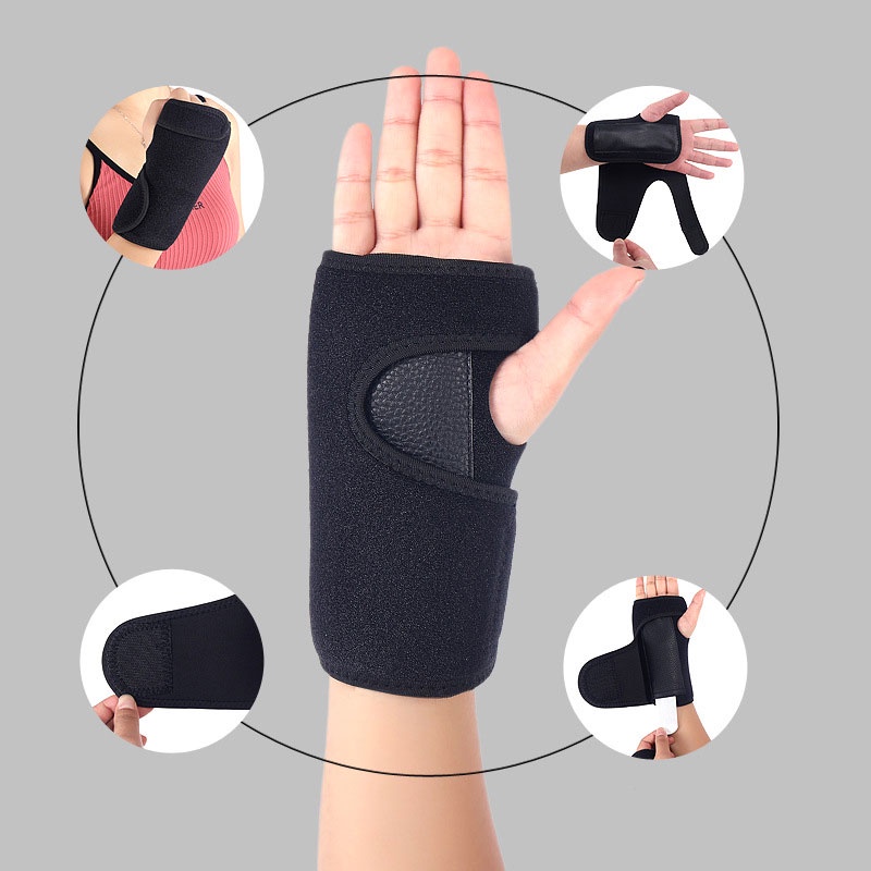 Wrist Brace Deker Pergelangan Tangan Carpal Tunnel Splint Wrist Splint Wrist Support Strap Orthotic Belat Pergelangan Tangan