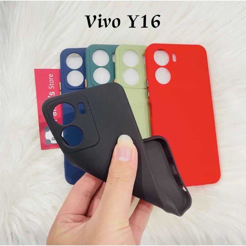 Case Vivo Y16 2022 Babycase Makaron Full Color Softcase Vivo Y16 -PsS