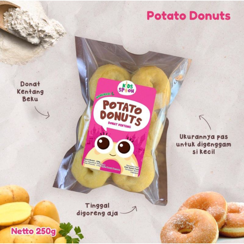 

POTATO DONUTS ( DONAT KENTANG ) KIDS SPOON