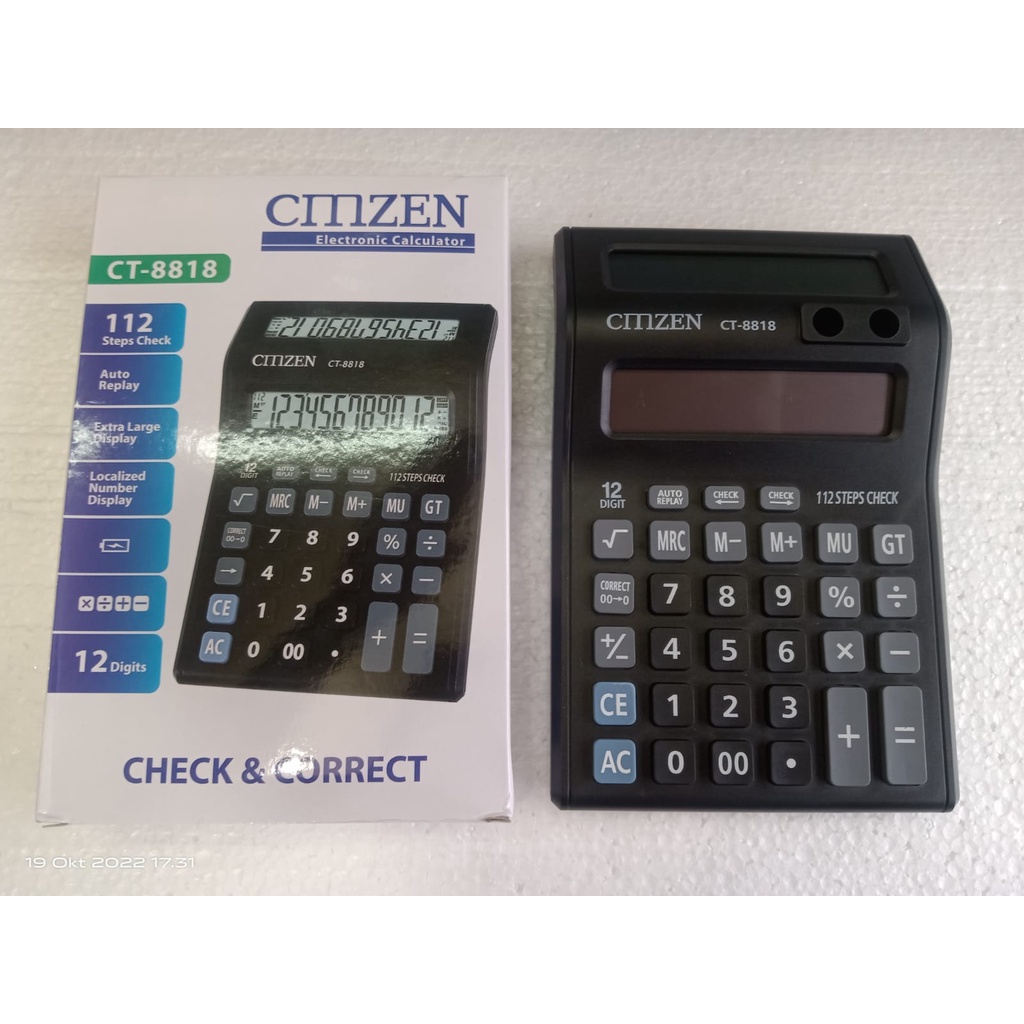 

KALKULATOR CITIZEN CT 8818, 12 DIGIT