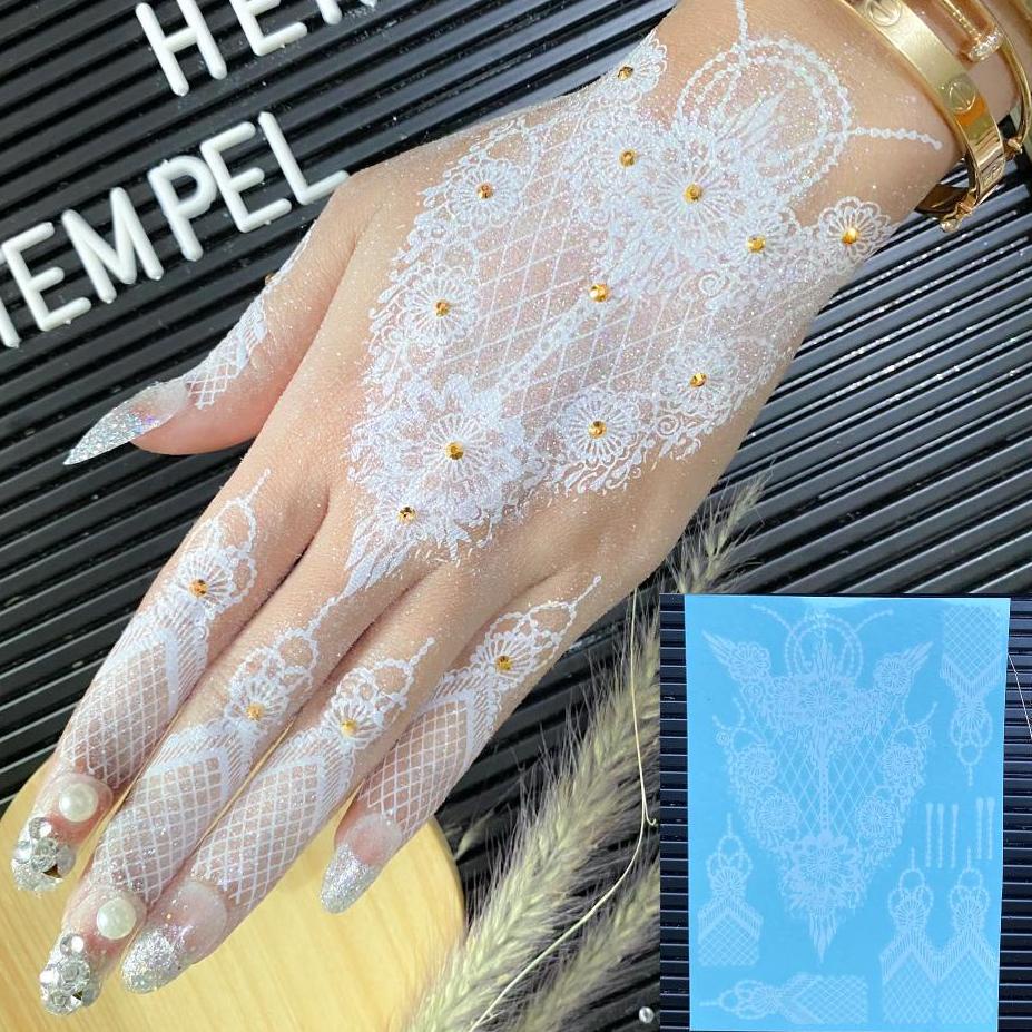 Update--Henna instan / Henna tempel / tato white Henna tato hena temporer