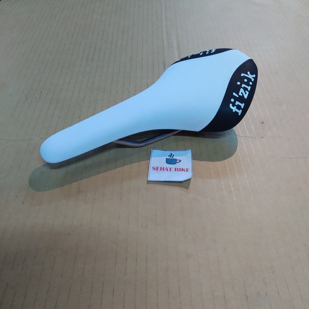 Saddle Sadel Jok Sepeda Fizik Antares White Aluminium Original